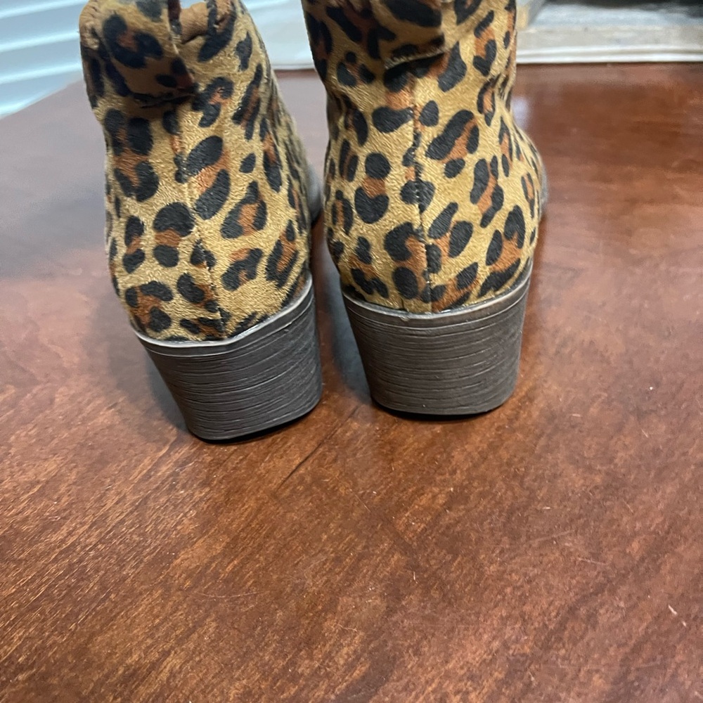 Volatile Cavalry Leopard Print Ankle Boots - Picture 6 of 12